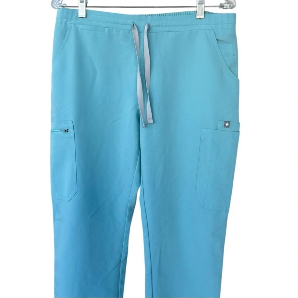 FIGS Women’s Scrub Pants - Size Medium Petite - Light Blue